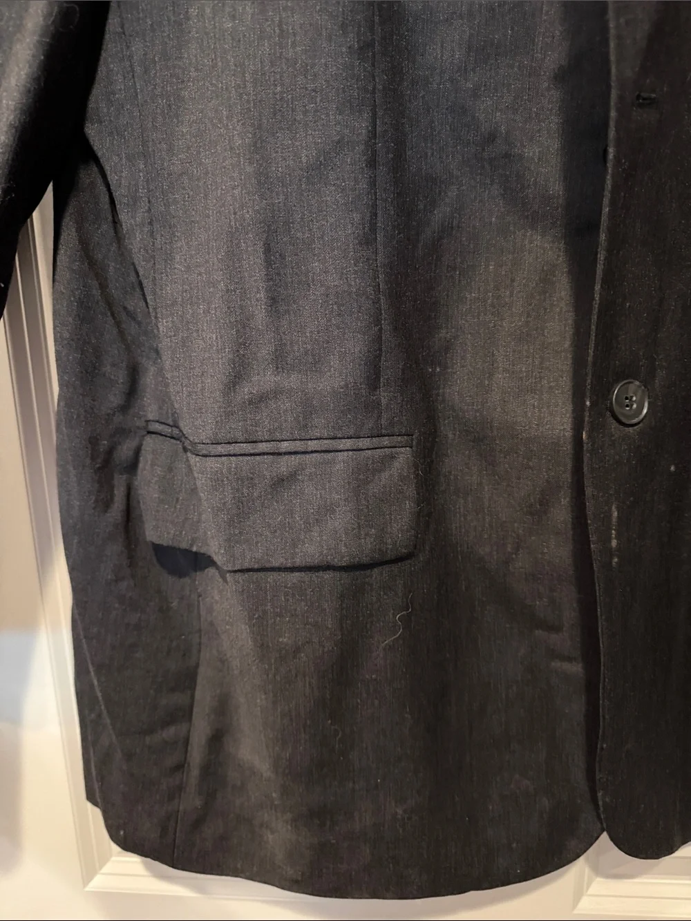 Men’s Axcess Charcoal Gray Single-Breasted Sport Coat